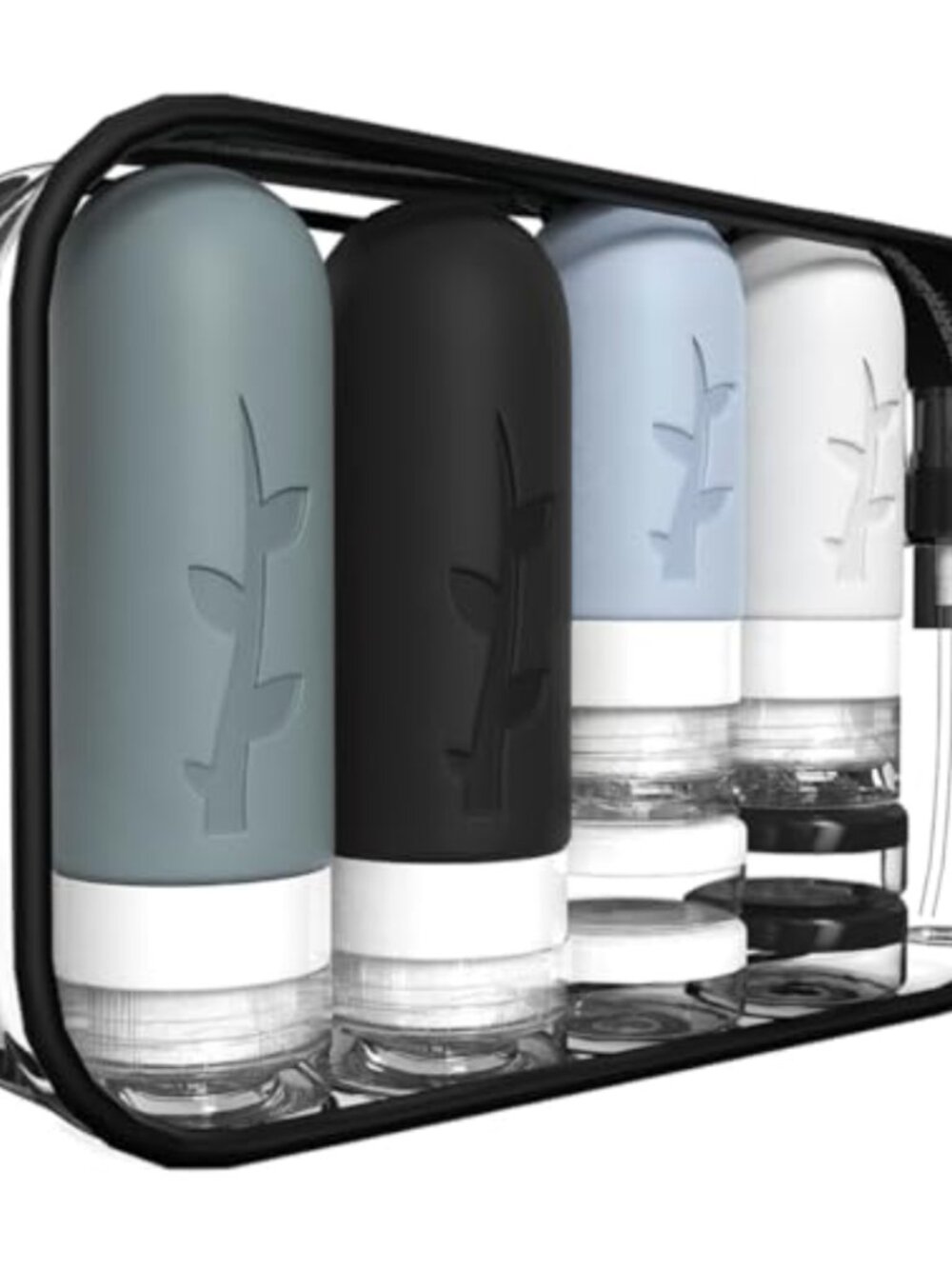 18 Pack Travel Bottles for Toiletries TSA Approved Leak-Proof Refillable
